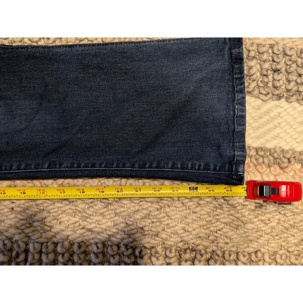 Democracy Ab solution Bootcut Jeans Dark Wash Indigo size 8 petite - Picture 10 of 11
